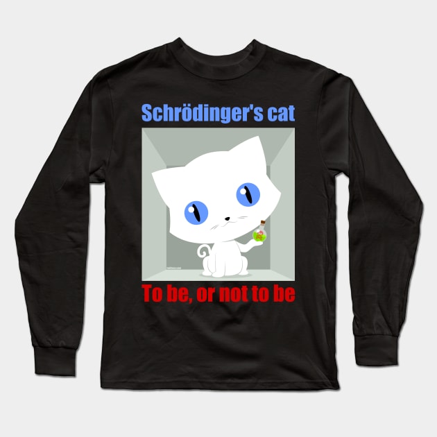 Schrödinger's cat Long Sleeve T-Shirt by tuditees